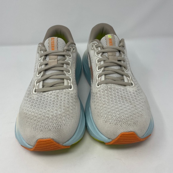 Brooks Glycerin 21 Shoes Women's Size 9 Medium B Coconut Aqua Athletic Sneakers - Picture 4 of 8